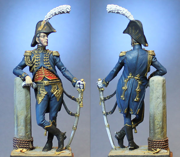 Фигурки: Командир батальона моряков Императорской Гвардии. Франция, 1809-14 гг. Фигурки: Командир батальона моряков Императорской Гвардии. Франция, 1809-14 гг.