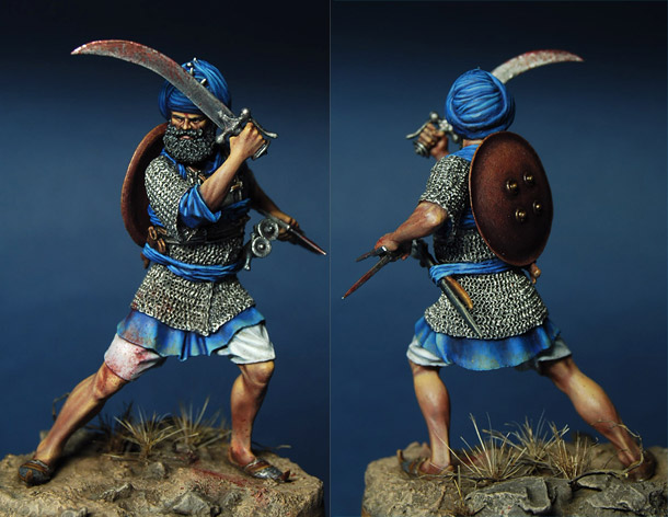 Фигурки: Воин Акали, Индия (XVIII-XIX вв.) Фигурки: Воин Акали, Индия (XVIII-XIX вв.)