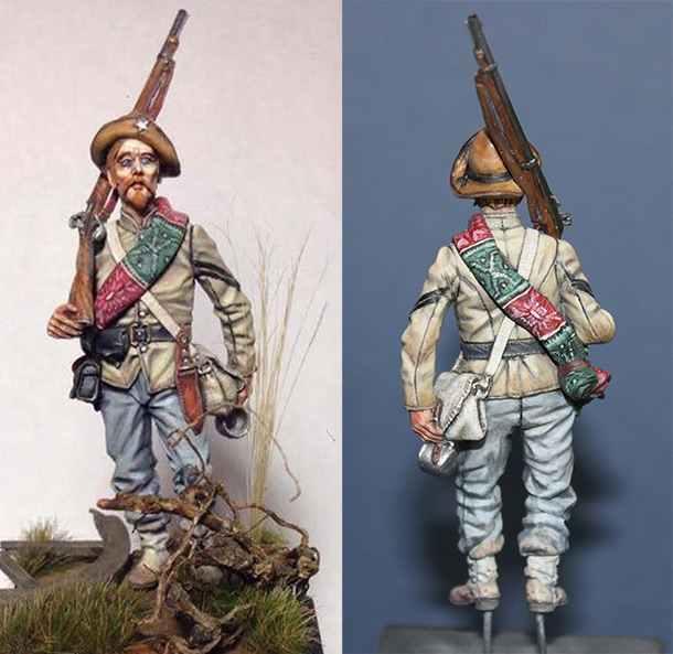 Фигурки: Капрал 4-го Техасского полка, Геттисберг, 1863 г. Фигурки: Капрал 4-го Техасского полка, Геттисберг, 1863 г.