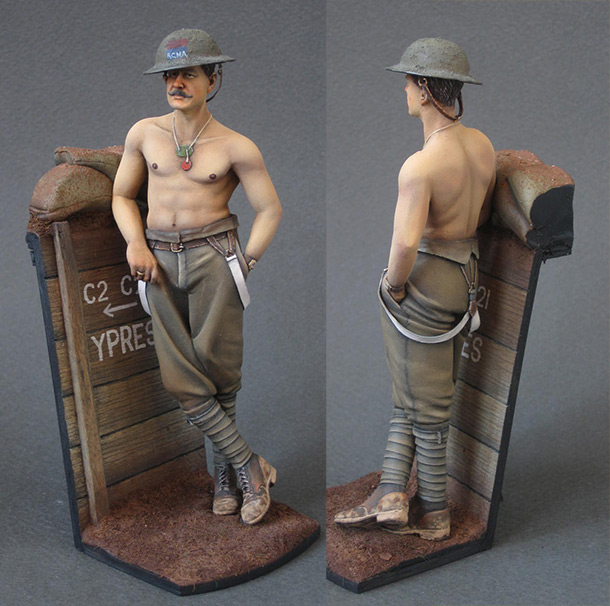 Фигурки: Артиллерист канадской королевской конной артиллерии, 1916г. Фигурки: Артиллерист канадской королевской конной артиллерии, 1916г.