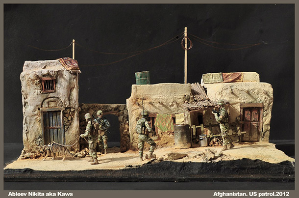 Диорамы и виньетки: Патруль в провинции Афганистана, 2012. Диорамы и виньетки: Патруль в провинции Афганистана, 2012.