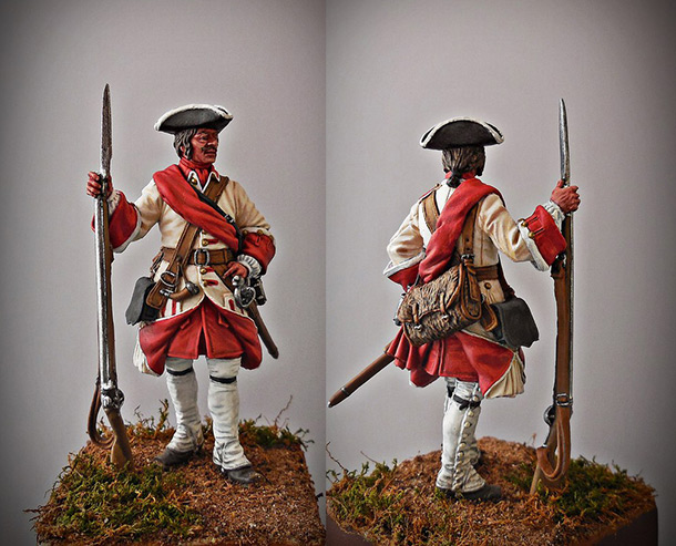 Фигурки: Капрал армейской пехоты, Россия, 1708-20 гг. Фигурки: Капрал армейской пехоты, Россия, 1708-20 гг.