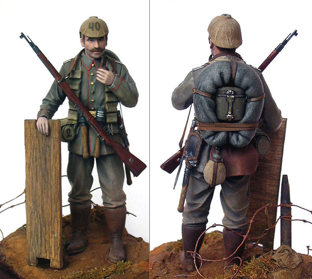 Фигурки: Боец немецкой штурмовой группы, 1915-16 Фигурки: Боец немецкой штурмовой группы, 1915-16